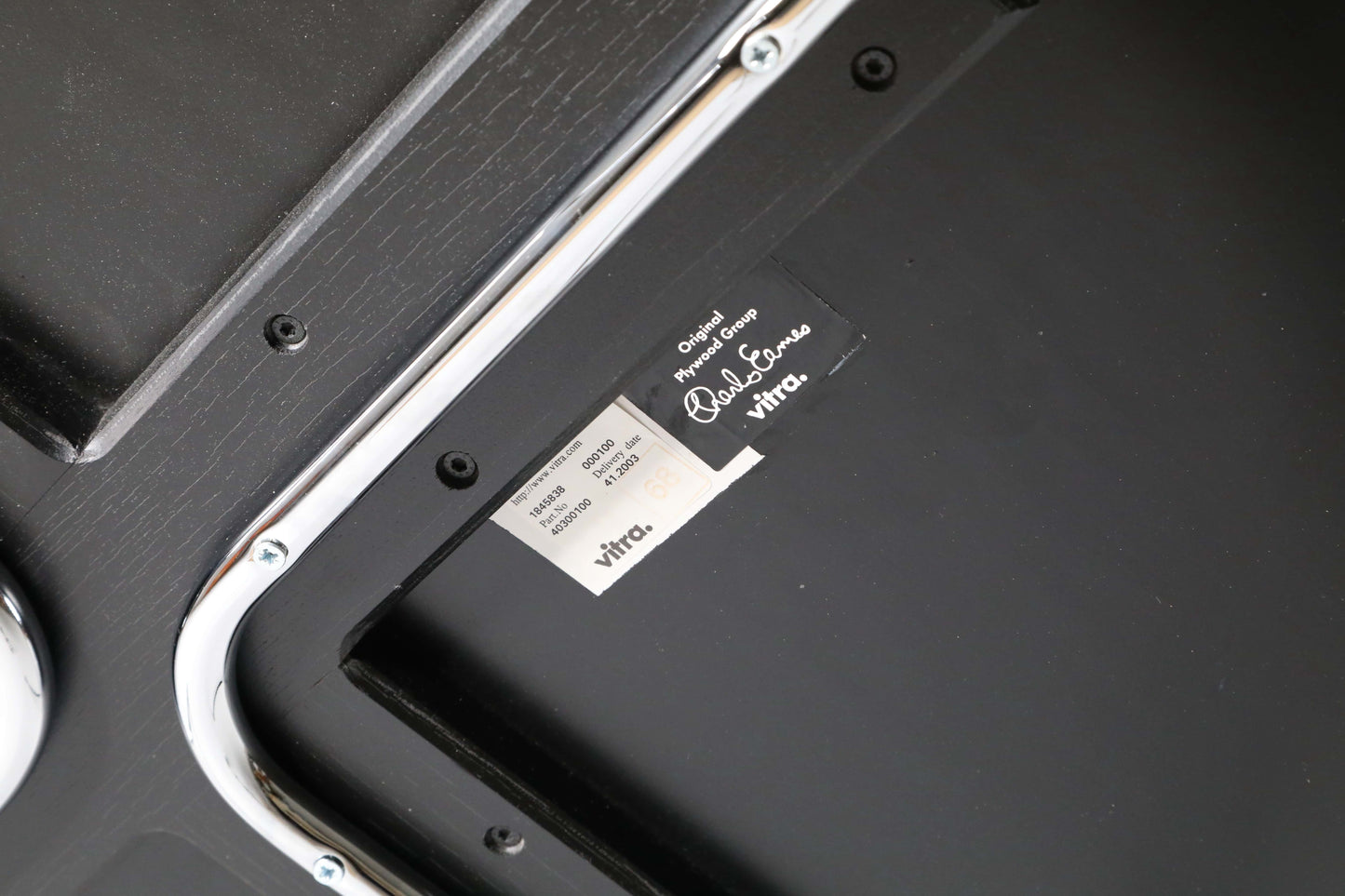 Charles Eames Vitra CTM Musta