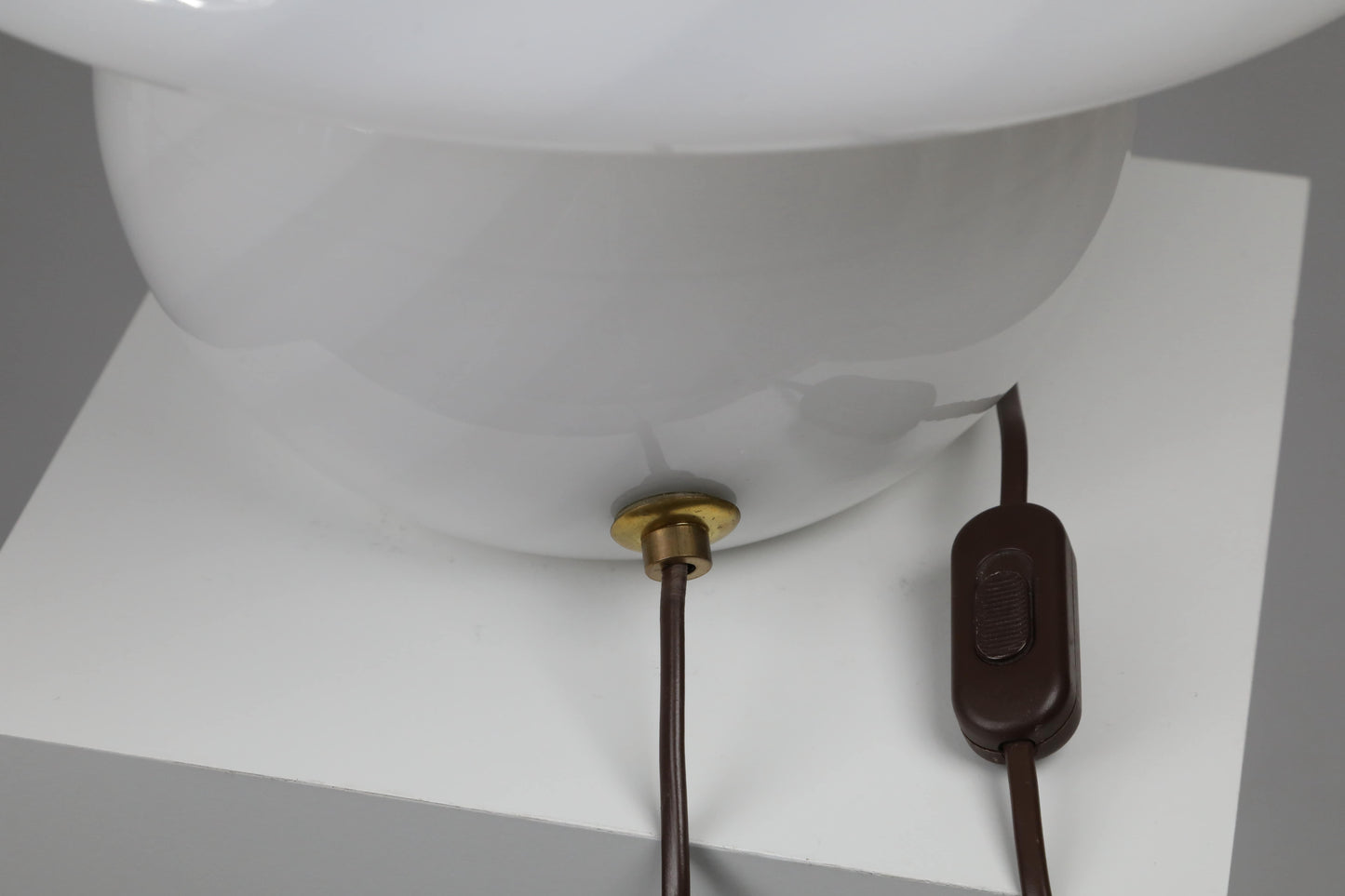 Vintage Murano Swirl Mushroom lamppu