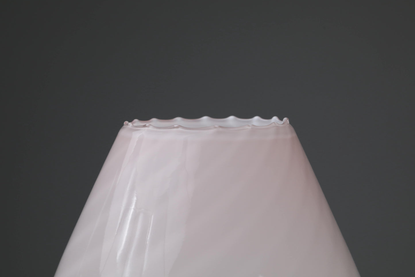 Pink Murano Mushroom Lamp