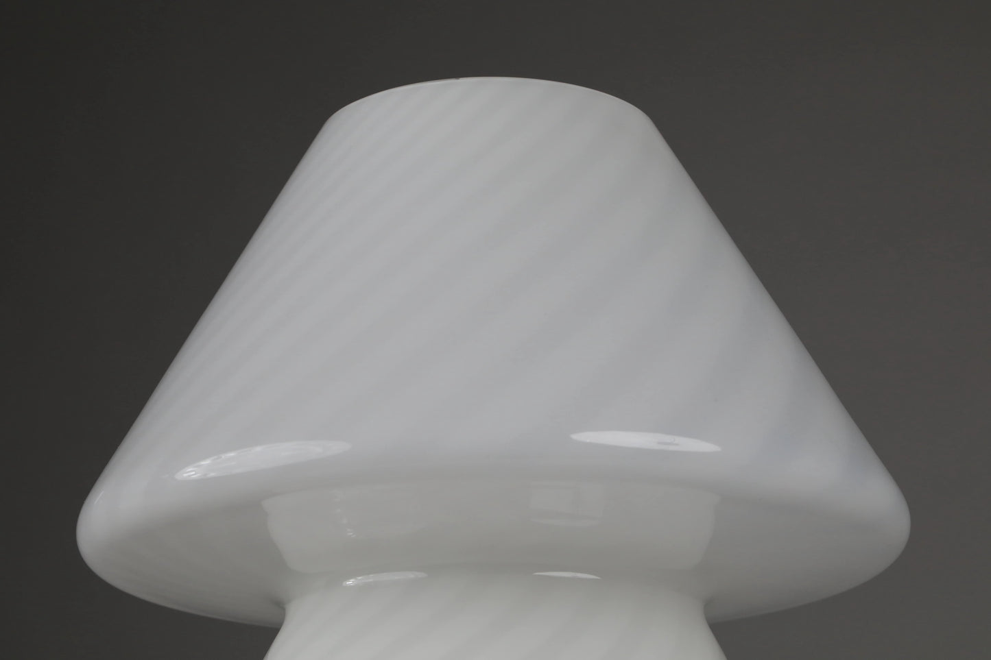 Vintage Murano Swirl Mushroom lamp